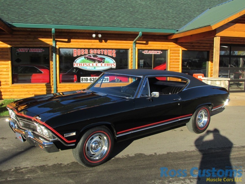 1968 chevelle ss 396 black